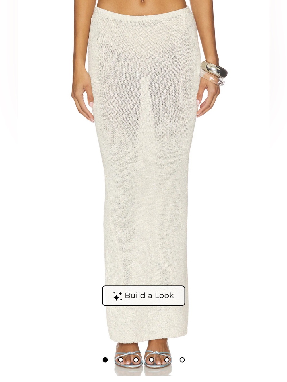 Asta Resort Cream Carolina Maxi Skirt